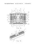 PRINTED BOARD CONNECTOR WITH LOCKING DEVICE diagram and image