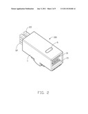 ELECTRICAL CONNECTOR ASSEMBLY WTH COMPACT CONFIGURATION diagram and image