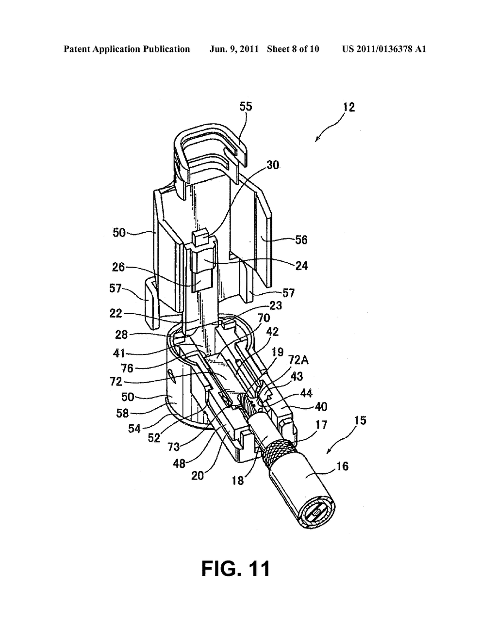 METHOD OF INSTALLING ANTENNA AND COAXIAL CONNECTOR - diagram, schematic, and image 09