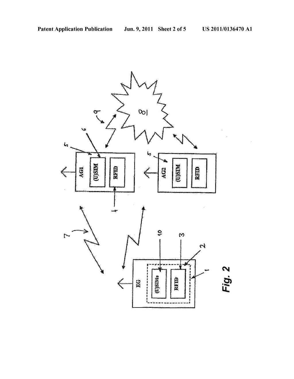 METHOD FOR ADMINISTERING THE AUTHORIZATION OF MOBILE TELEPHONES WITHOUT A     SIM CARD - diagram, schematic, and image 03