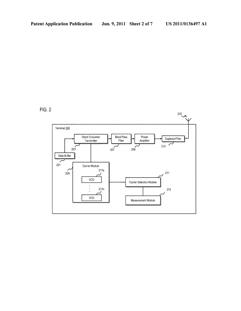 METHOD AND APPARATUS FOR PROVIDING CARRIER ADJUSTMENT TO MITIGATE     INTERFERENCE - diagram, schematic, and image 03