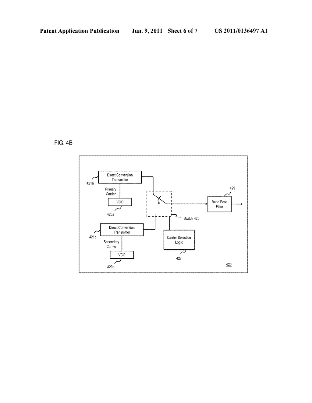 METHOD AND APPARATUS FOR PROVIDING CARRIER ADJUSTMENT TO MITIGATE     INTERFERENCE - diagram, schematic, and image 07