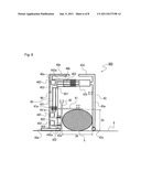 TRUNK WIDTH MEASURING UNIT AND VISCERAL FAT MEASURING DEVICE diagram and image