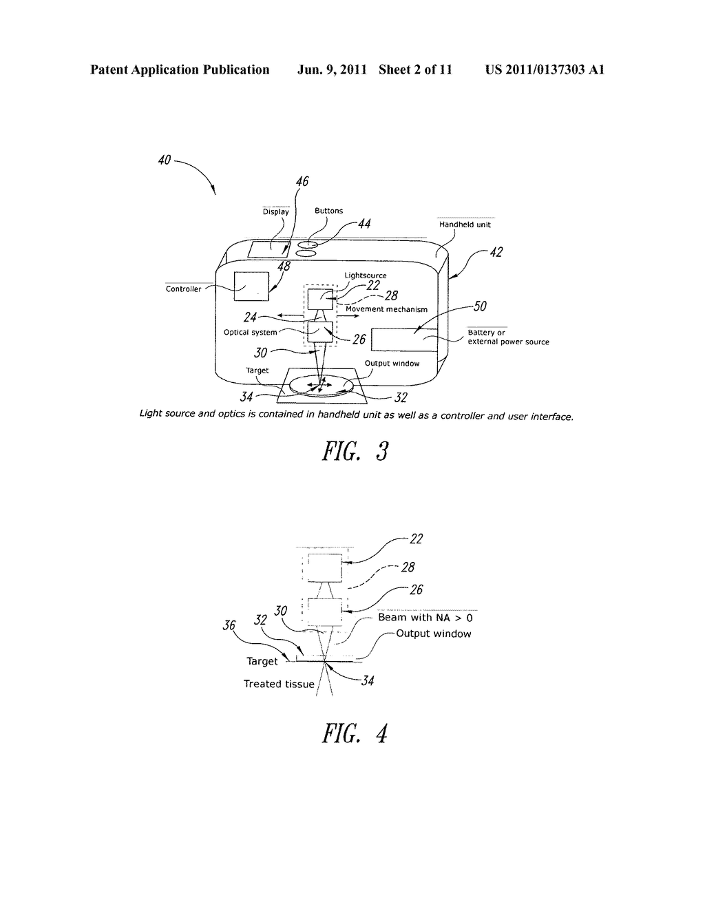 SELF-CONTAINED HANDPIECE AND METHOD FOR OPTICAL TISSUE SURFACE TREATMENT - diagram, schematic, and image 03
