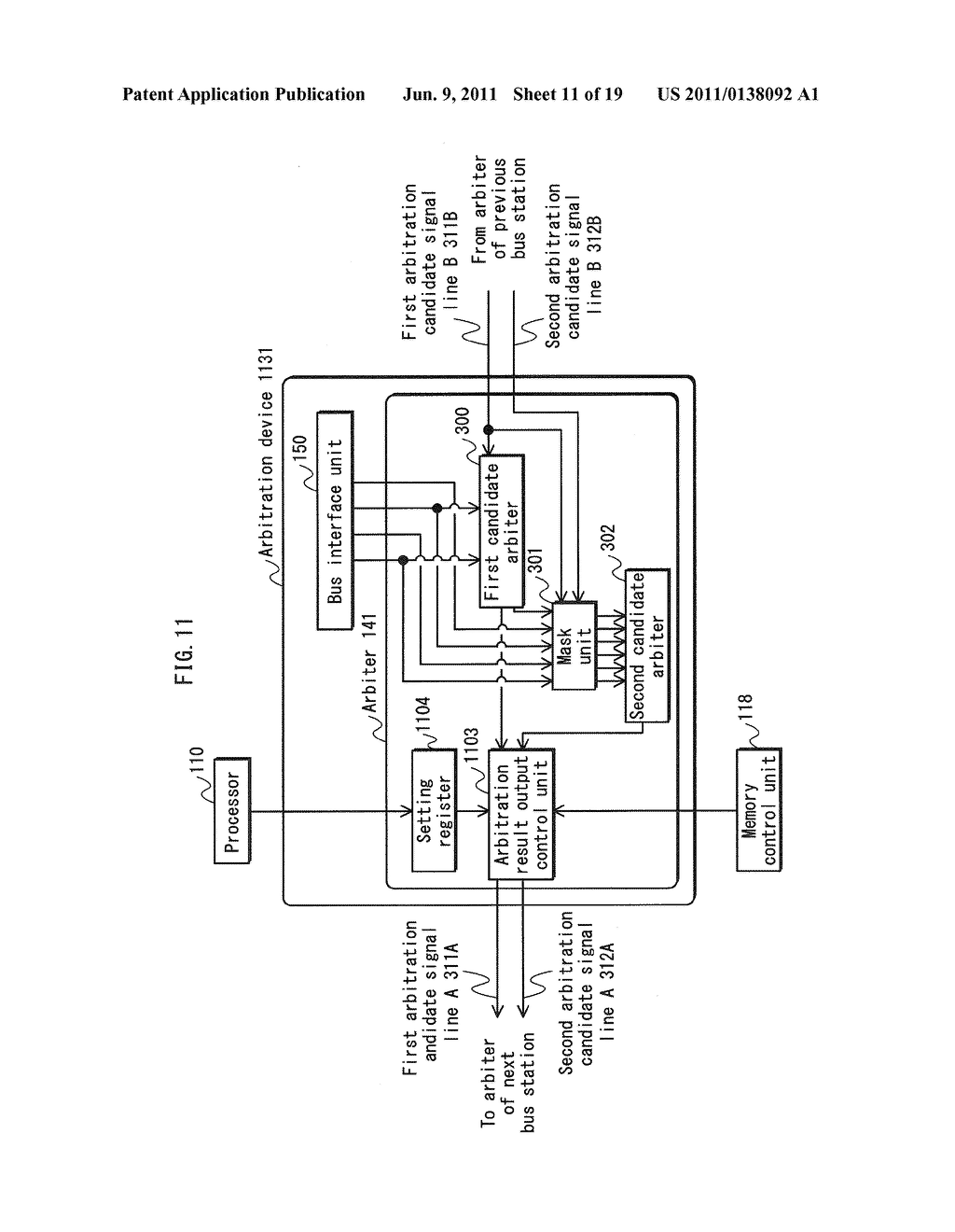 ARBITRATION DEVICE, ARBITRATION SYSTEM, ARBITRATION METHOD, SEMICONDUCTOR     INTEGRATED CIRCUIT, AND IMAGE PROCESSING DEVICE - diagram, schematic, and image 12