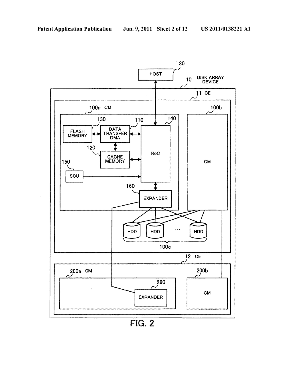 Controller for disk array device, data transfer device, and method of     power recovery process - diagram, schematic, and image 03