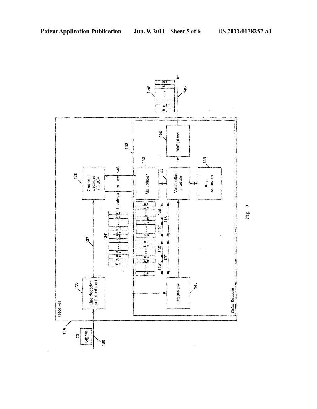 METHOD FOR TRANSMITTING AND RECEIVING A DATA BLOCK - diagram, schematic, and image 06