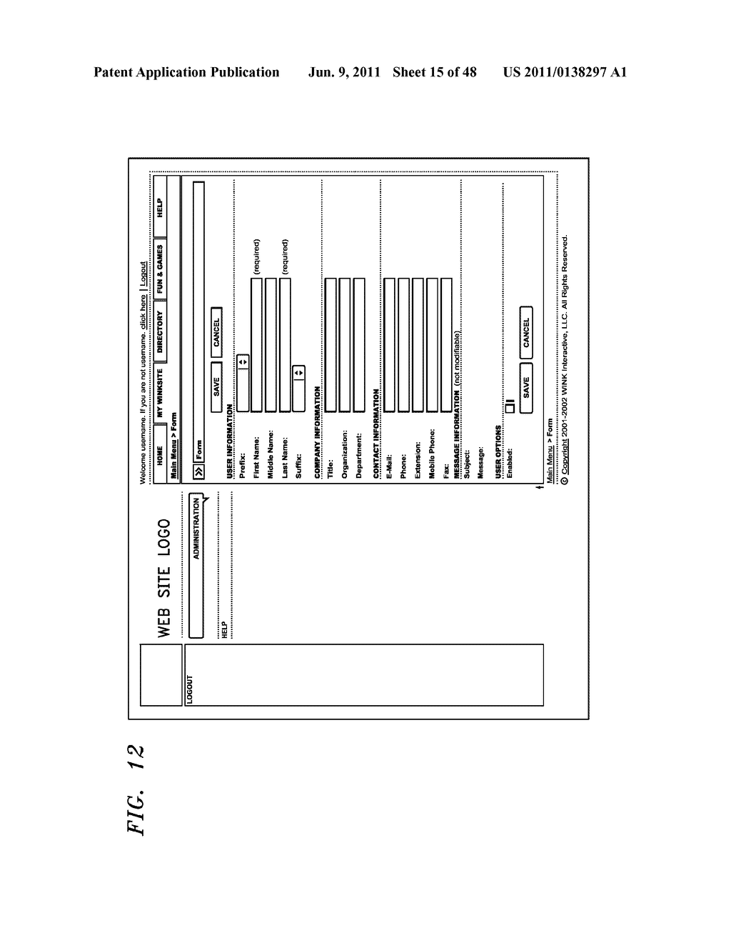 METHOD, APPARATUS AND SYSTEM FOR MANAGEMENT OF INFORMATION CONTENT FOR     ENHANCED ACCESSIBILITY OVER WIRELESS COMMUNICATION NETWORKS - diagram, schematic, and image 16