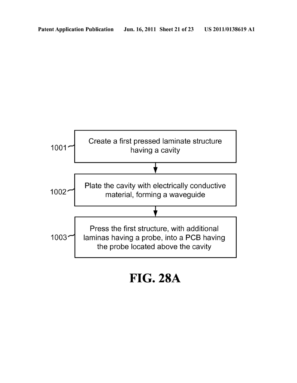 Methods for Constructing Millimeter-Wave Laminate Structures and Chip     Interfaces - diagram, schematic, and image 22