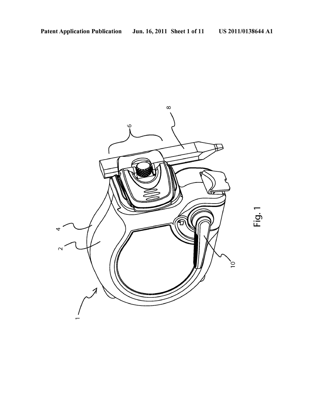 Tape Measure with Utensil Holder and Tape Brake - diagram, schematic, and image 02