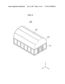 FILM SHEET FOR AREA FOCUSING OF SUN LIGHT AND GREENHOUSE PROVIDED WITH THE     SAME diagram and image