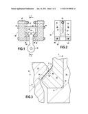 METHOD FOR TESTING THE COATING OF A VANE BASE diagram and image