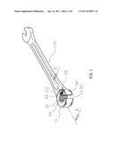 COMBINATION RATCHETING WRENCH WITH A BOX-END WRENCH HAVING AN OPENING diagram and image