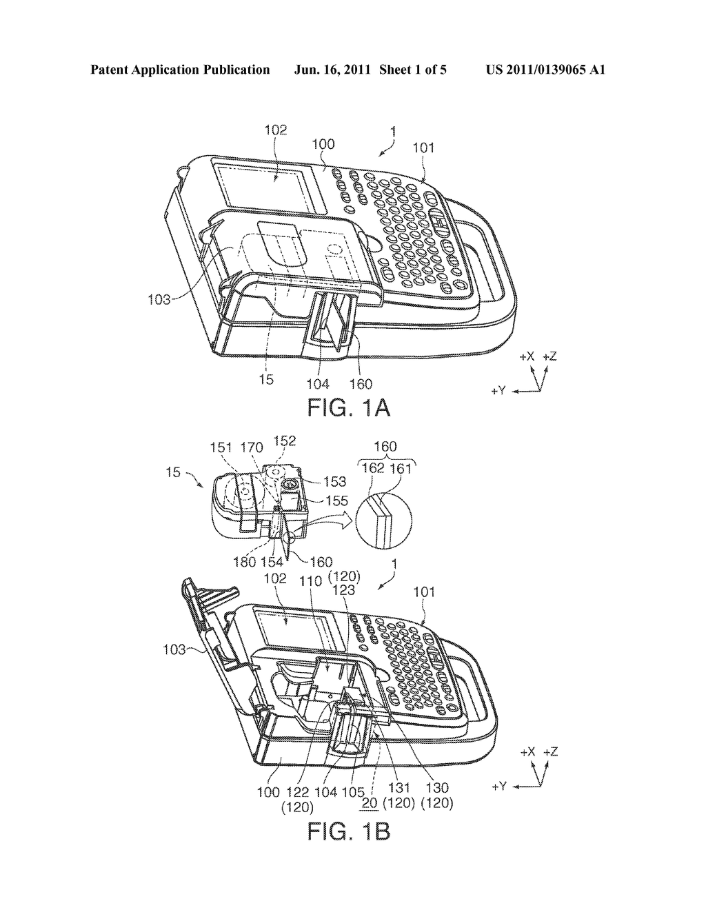 Cutting Device and Tape Printer Including Cutting Device - diagram, schematic, and image 02