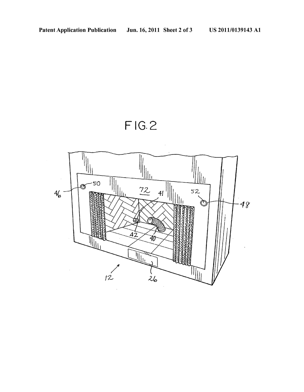 Gas-Fired Artificial Log Burners with Heating Chamber - diagram, schematic, and image 03