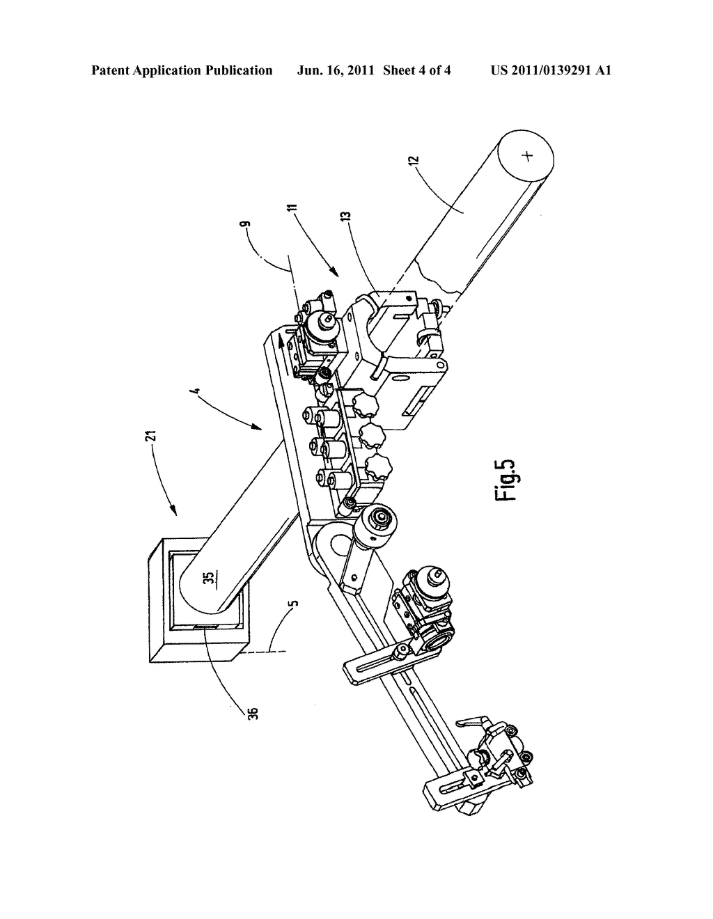 Mounting Device for All-Steel Card Clothings - diagram, schematic, and image 05