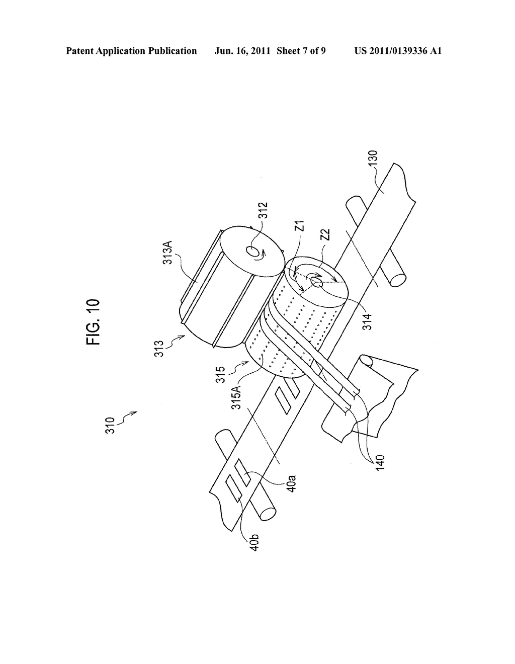 MANUFACTURING METHOD FOR ABSORBENT PRODUCTS AND MANUFACTURING DEVICE FOR     ABSORBENT PRODUCTS - diagram, schematic, and image 08