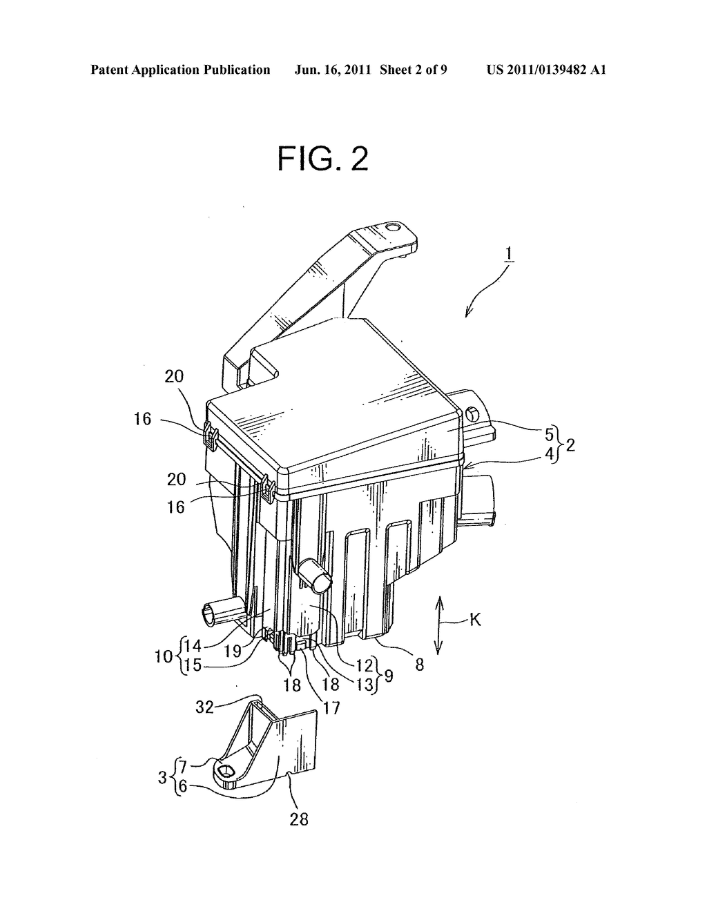 Electrical junction box - diagram, schematic, and image 03