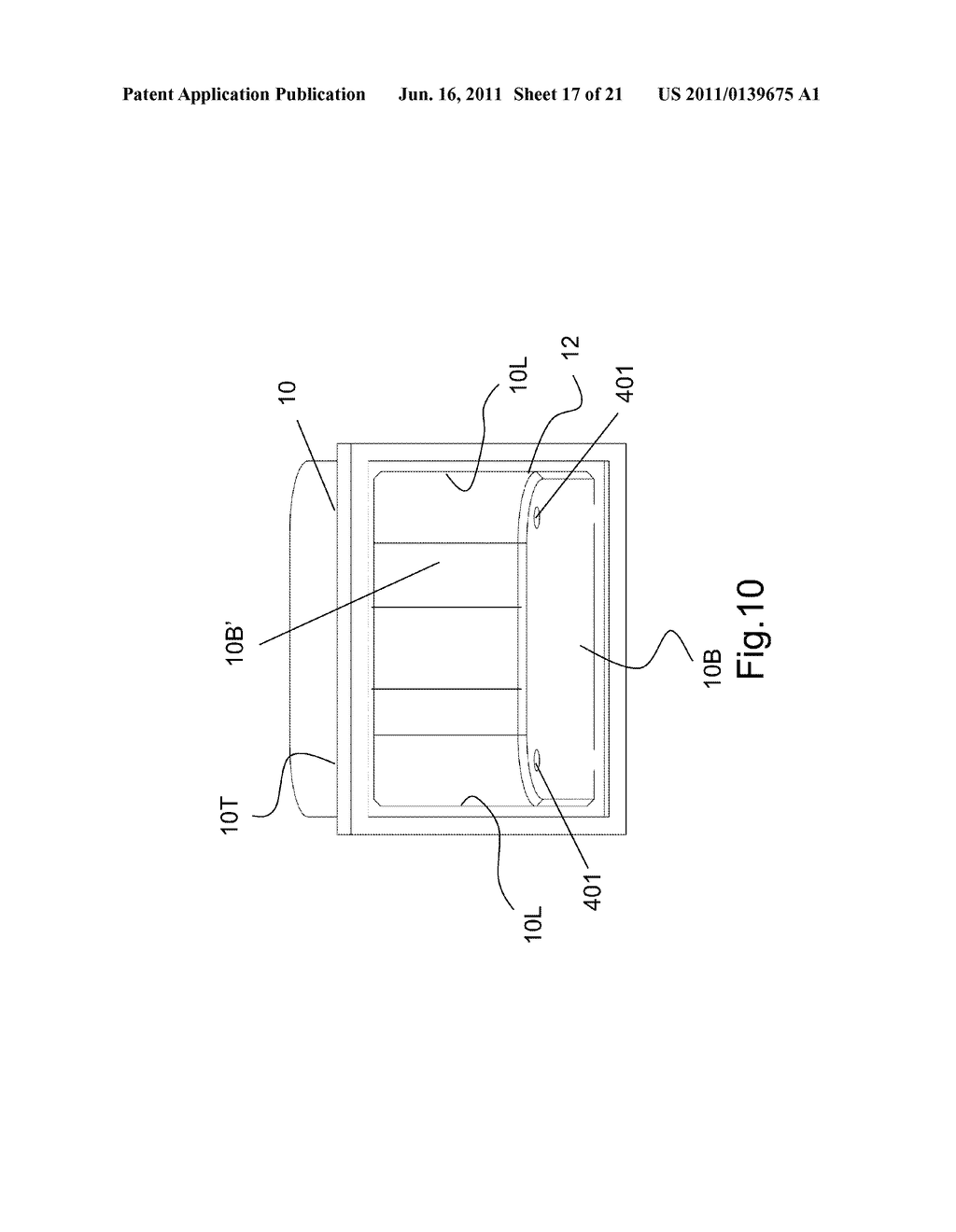 Wafer container with at least one purgeable supporting module having a     long slot - diagram, schematic, and image 18