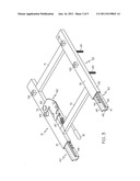 Motorcycle seat-back adjustement device and method diagram and image