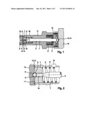 PRESSURE-REGULATING VALVE FOR REGULATING THE PRESSURE IN A HIGH-PRESSURE     FUEL ACCUMULATOR OF AN INTERNAL COMBUSTION ENGINE diagram and image