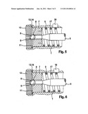 PRESSURE-REGULATING VALVE FOR REGULATING THE PRESSURE IN A HIGH-PRESSURE     FUEL ACCUMULATOR OF AN INTERNAL COMBUSTION ENGINE diagram and image