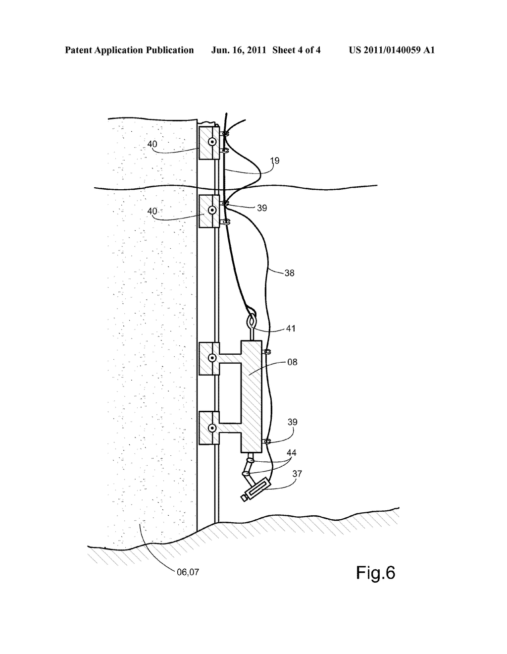 DEVICE FOR THE USE OF TECHNICAL EQUIPMENT UNDERWATER - diagram, schematic, and image 05