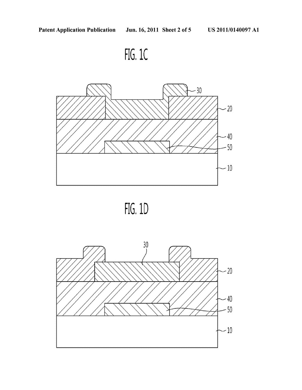 THIN FILM TRANSISTOR AND METHOD OF FABRICATING THE SAME - diagram, schematic, and image 03
