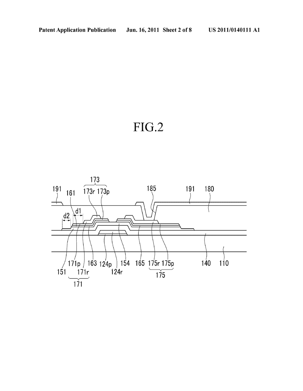THIN FILM TRANSISTOR ARRAY PANEL AND METHOD FOR MANUFACTURING THE SAME - diagram, schematic, and image 03