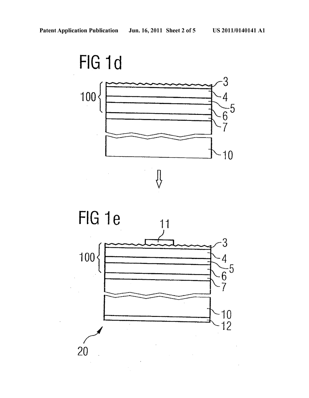 Method for Production of a Radiation-Emitting Semiconductor Chip - diagram, schematic, and image 03