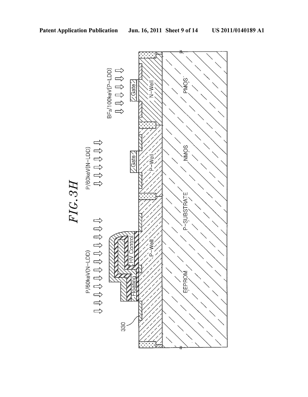 ELECTRICALLY ERASABLE PROGRAMMABLE READ-ONLY MEMORY AND MANUFACTURING     METHOD THEREOF - diagram, schematic, and image 10