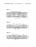 MULTILAYER WIRING SUBSTRATE MOUNTED WITH ELECTRONIC COMPONENT AND METHOD     FOR MANUFACTURING THE SAME diagram and image