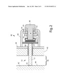 Compressive rod assembly for molten metal containment structure diagram and image