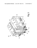 Compressive rod assembly for molten metal containment structure diagram and image