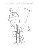 Height adjustable articulated tow hitch diagram and image