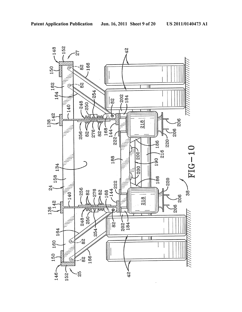 FLATBED TRAILER HAVING AN EXTENDABLE CONFIGURATION AND AN ALTERNATE     CONFIGURATION - diagram, schematic, and image 10