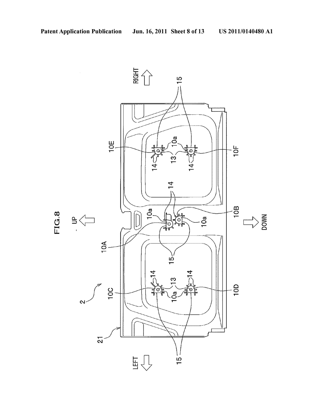 PARTITION STRUCTURE AND INSTALLATION STRUCTURE FOR INSTALLATION PART - diagram, schematic, and image 09