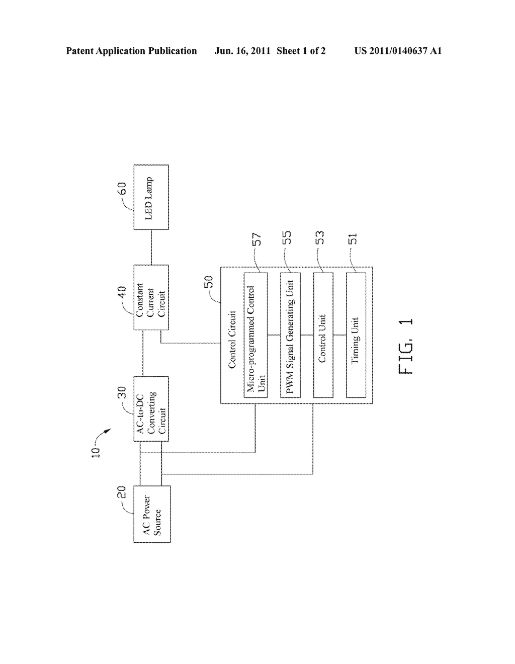 LED ILLUMINATION SYSTEM WITH A POWER SAVING FEATURE - diagram, schematic, and image 02