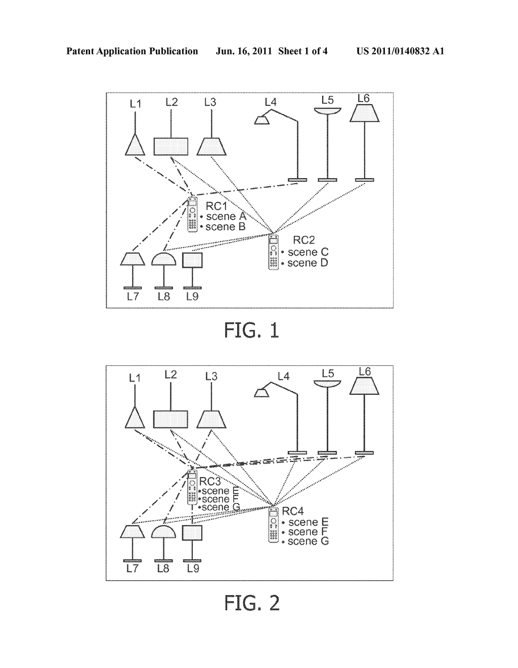 UPDATING SCENES IN REMOTE CONTROLLERS OF A HOME CONTROL SYSTEM - diagram, schematic, and image 02