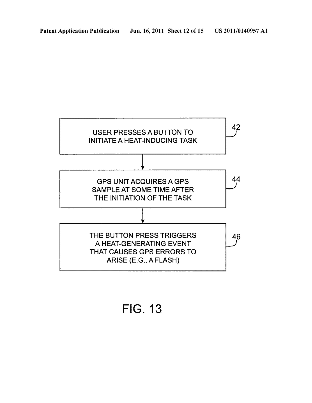 METHODS FOR REDUCING GLOBAL POSITIONING SYSTEM ERRORS IN PORTABLE     ELECTRONIC DEVICES - diagram, schematic, and image 13