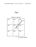 GESTURE INPUT OPERATION DEVICE, METHOD, PROGRAM, AND PORTABLE DEVICE diagram and image