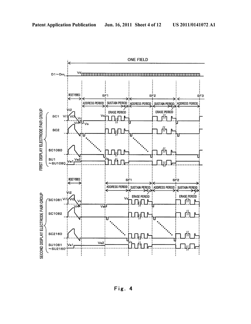 PLASMA DISPLAY PANEL DRIVING METHOD AND PLASMA DISPLAY DEVICE - diagram, schematic, and image 05