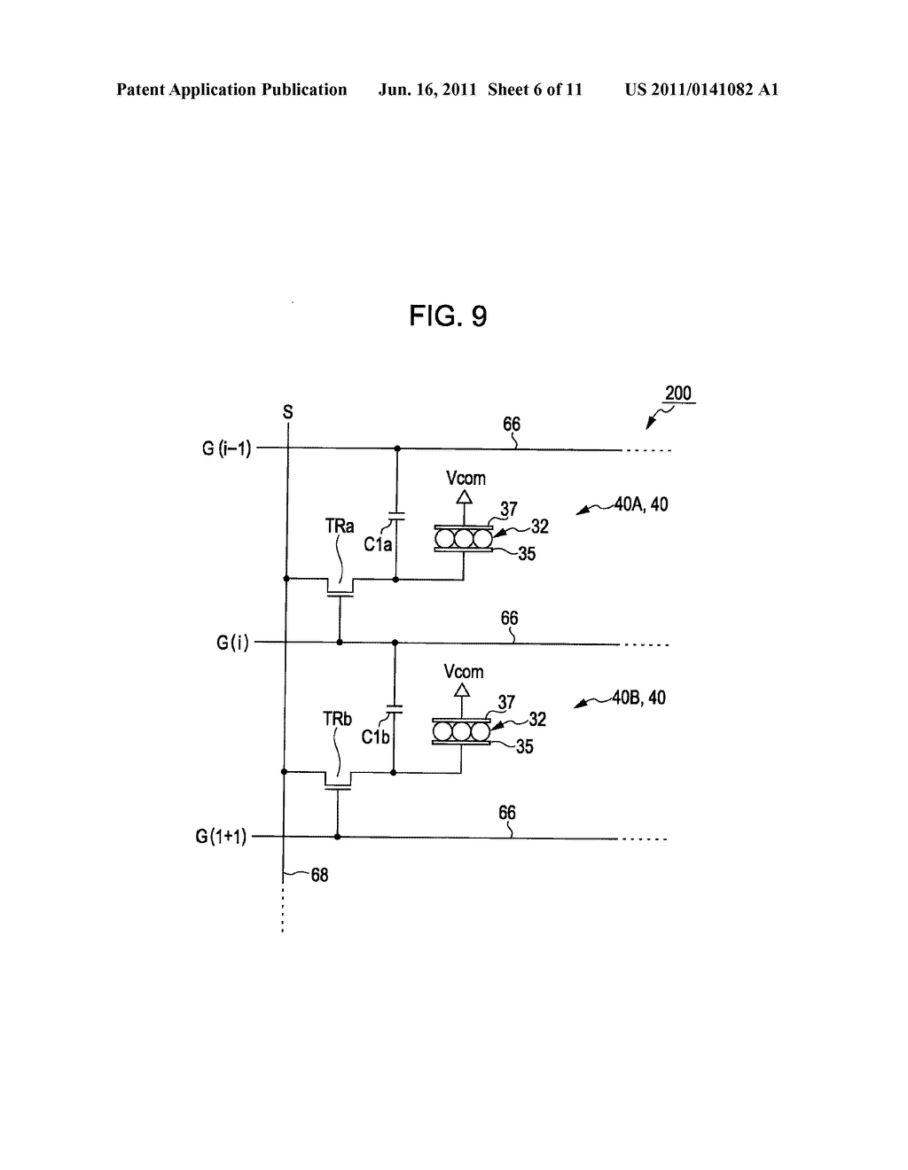 ELECTROPHORETIC DISPLAY DEVICE, DRIVING METHOD OF ELECTROPHORETIC DISPLAY     DEVICE, AND ELECTRONIC DEVICE - diagram, schematic, and image 07