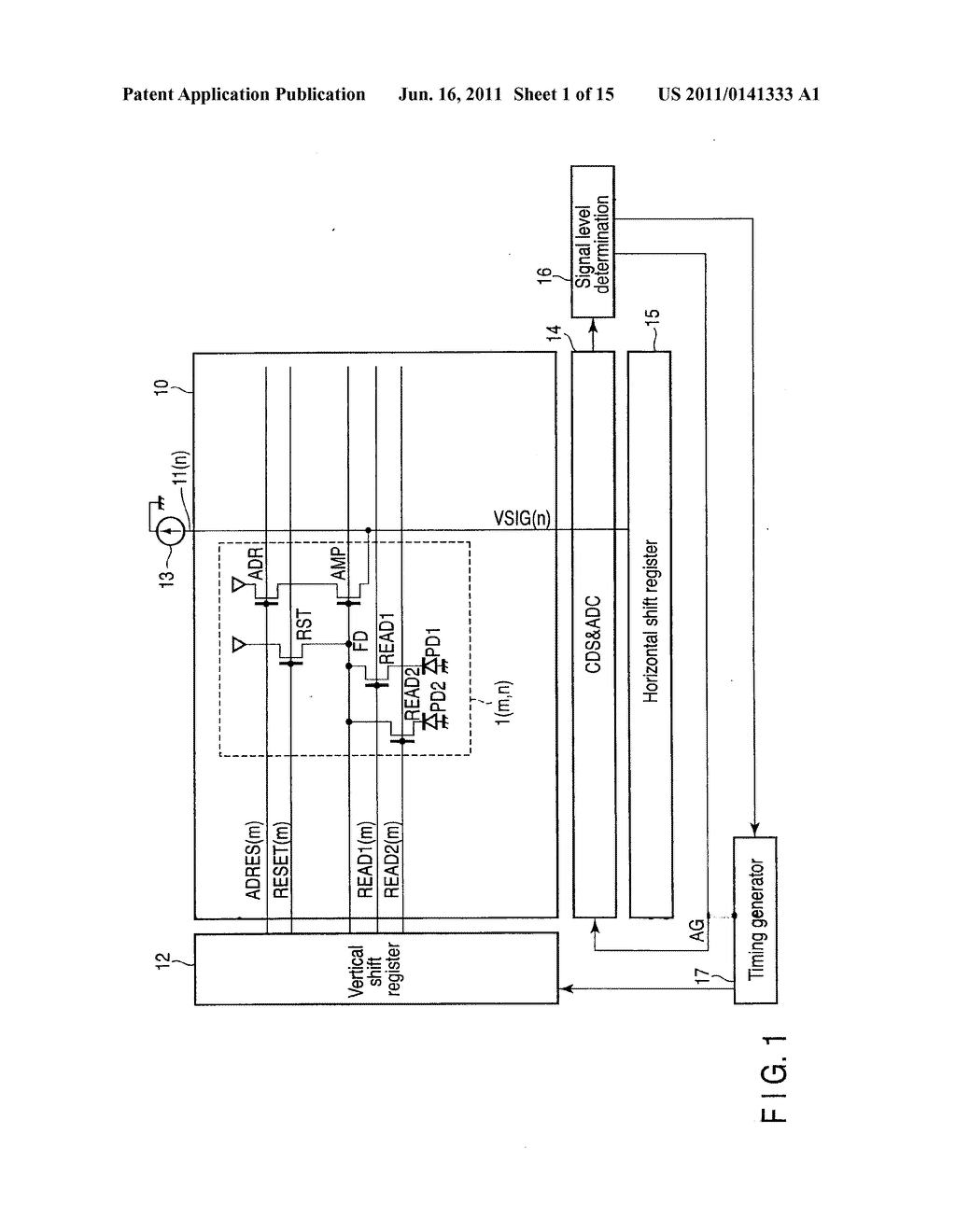 SOLID-STATE IMAGING DEVICE AND METHOD FOR DRIVING THE SAME - diagram, schematic, and image 02