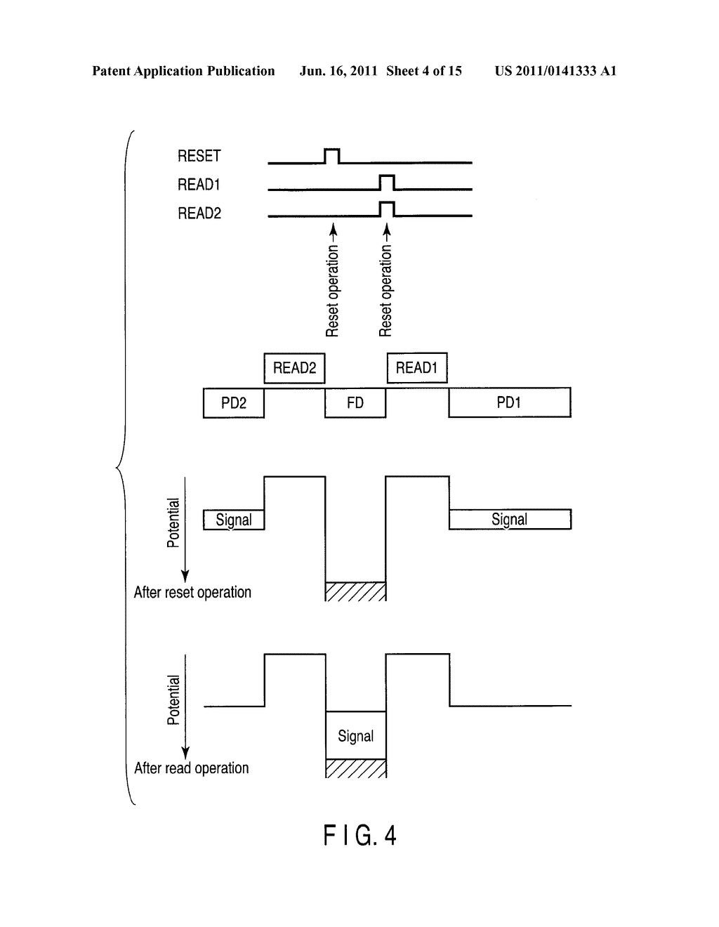 SOLID-STATE IMAGING DEVICE AND METHOD FOR DRIVING THE SAME - diagram, schematic, and image 05