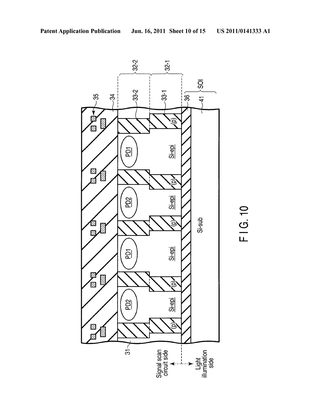 SOLID-STATE IMAGING DEVICE AND METHOD FOR DRIVING THE SAME - diagram, schematic, and image 11