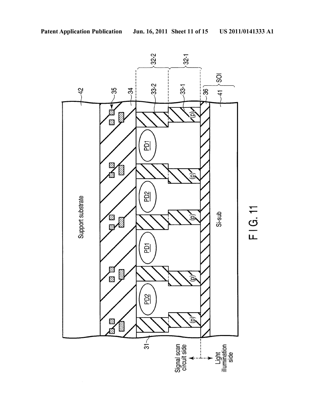 SOLID-STATE IMAGING DEVICE AND METHOD FOR DRIVING THE SAME - diagram, schematic, and image 12