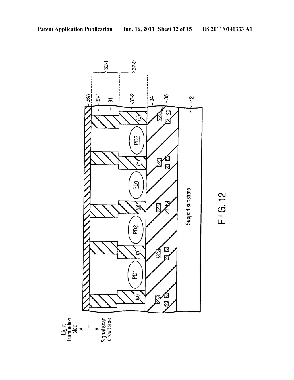 SOLID-STATE IMAGING DEVICE AND METHOD FOR DRIVING THE SAME - diagram, schematic, and image 13