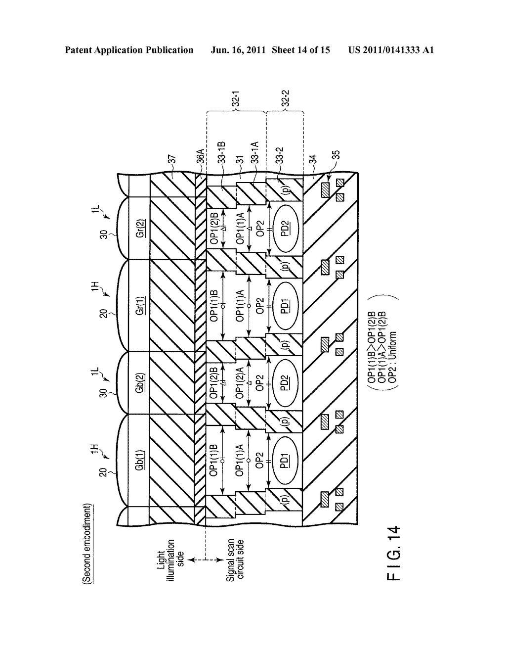 SOLID-STATE IMAGING DEVICE AND METHOD FOR DRIVING THE SAME - diagram, schematic, and image 15