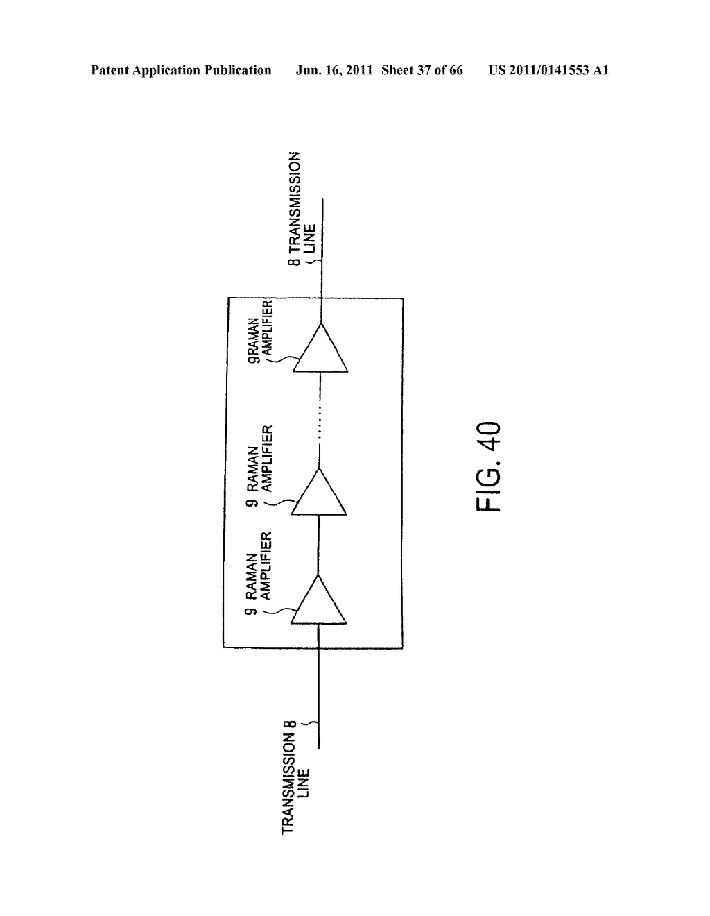 RAMAN AMPLIFIER, OPTICAL REPEATER, AND RAMAN AMPLIFICATION METHOD - diagram, schematic, and image 38